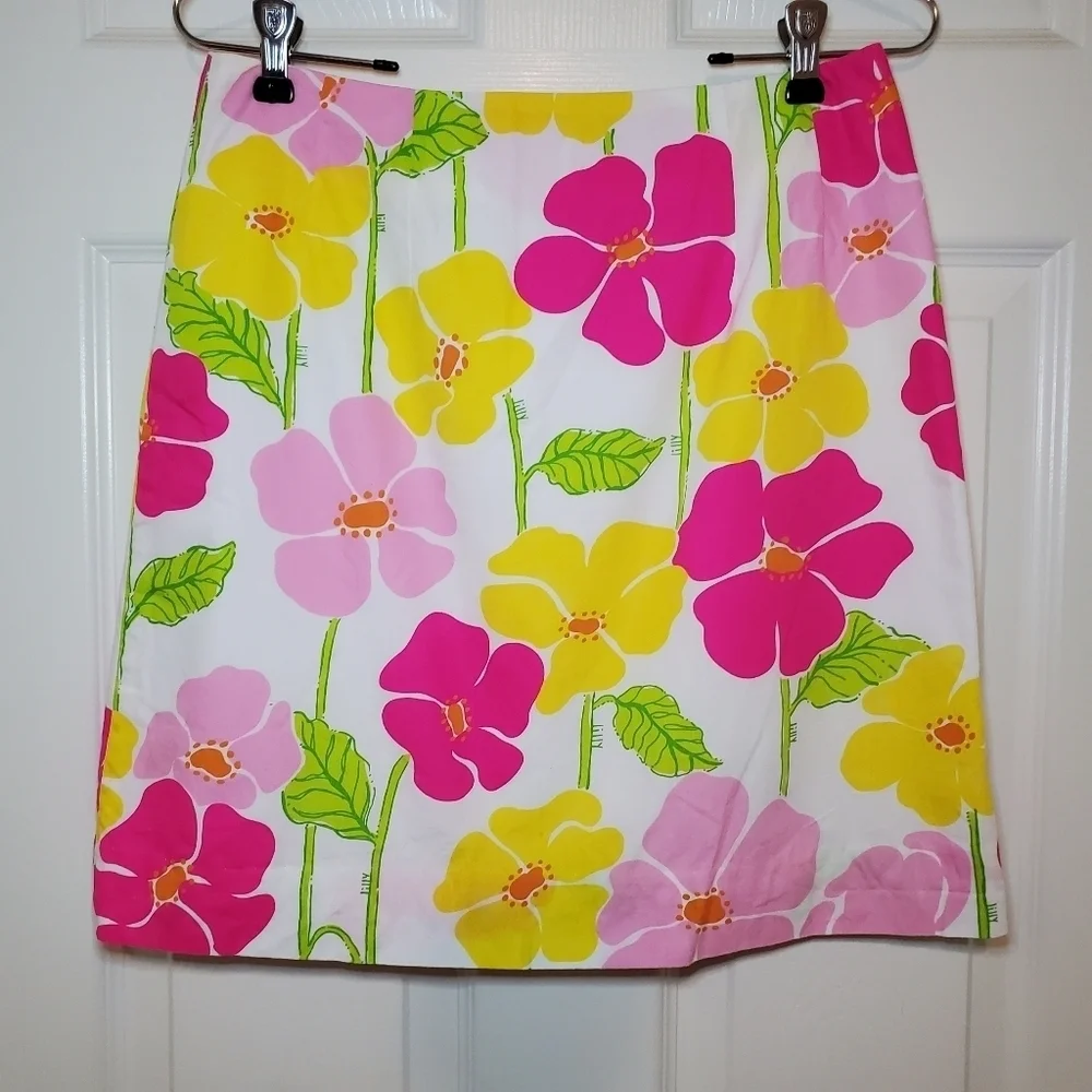 LILLY PULITZER Skirt Sweet Sally Sz 4